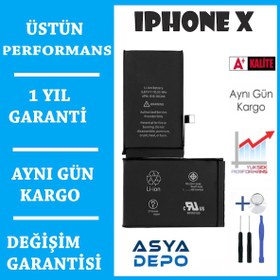 Resim Apple iphone X Batarya Pil + Tamir Seti 616-00351 