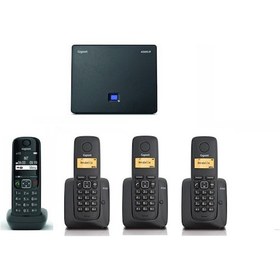 Resim Gigaset C530 IP 4 Dahili Dect Telsiz Kablosuz Telefon Santrali 