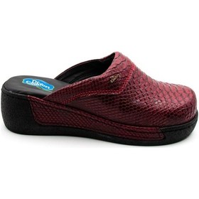 Resim Dr.Comfort Ortopedik Deri Hemşire Sabo Terlik Dr.600 Bordo-Bordo 