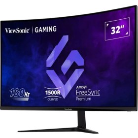 Resim Viewsonic VX3218-PC-MHD 32 Inç 180 Hz 1 Ms (Mprt) Tepki Süresiyle Hassaslık Kavisli Hd Oyuncu Monitörü 
