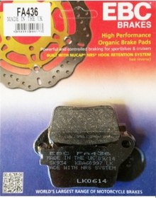 Resim Ebc Fa436 2017-2021 Honda Cbr 600 Rr Arka Fren Balatası 