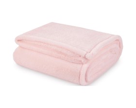 Resim Pufina 140x190 Tavşan Tüyü Tv Battaniyesi Pudra 