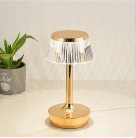 Resim Şarjlı Masa Lambası Dimmerli Dokunmatik Cata Rio Dekoratif Abajur 