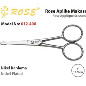 Resim Burun Ve Aplike Makası Rose 012-400 