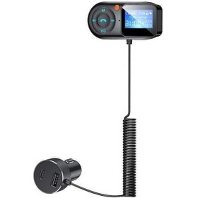 Resim Willowhaven Bt-t1 Araç Fm Transmitörü: Bluetooth 5.0, Çift Usb Hızlı Şarj, Aux/tf Kart Destekli, Elsiz Arama, Siyah 