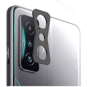 Resim Microcase Xiaomi Redmi K50 Gaming Kapalı Tasarım Kamera Lens Koruma Halkası Siyah 