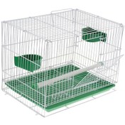 Resim Suntek Büyük Metal Kuş Kafesi Budgie Papağan Kanarya 