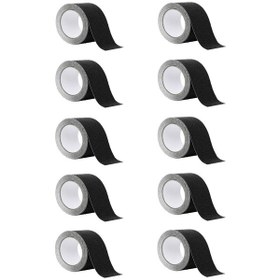 Resim KKDAVM 10 Adet Yapışkanlı Merdiven Kaydırmaz Bandı - Kaymaz Bant 