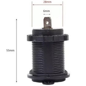 Resim Oto Çakmaklık Dişi Şase Pano Tip 30Mm Şarj Kulajlı Kulaksız Mari Kulaksız 