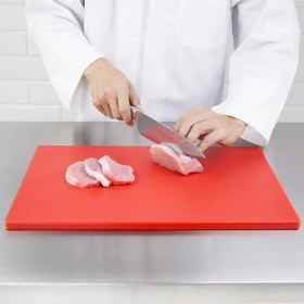 Resim Türkay 2'Li 40x30x2 Cm Polietilen Kesme Tahtası Kesim Levhası 