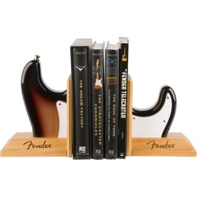 Resim Fender Bookends Stratocaster Kitap Tutucu - Sunburst 