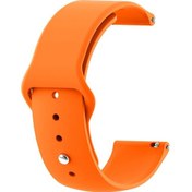 Resim Microsonic Samsung Galaxy Watch 46Mm Silicone Sport Band Turuncu 