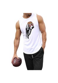 Resim Bluu Staycool Kolsuz Sporcu T-Shirt Tank Top Spor Atlet 