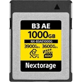 Resim Nextorage Japon Üretici Cfexpress 4.0 Tip B Hafıza Kartı Maksimum Okuma Hızı 3900MB/S Yazma Hızı 3600MB/S NX-B3AE Cf Express 4.0 Typeb Nextstorage (1000GB) 