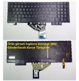 Resim HP Uyumlu Omen 15-Ce032Nd, 15-Ce032Ng, 15-Ce032Tx Klavye (Rgb) - 539182609 