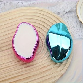 Resim Yeniden Kullanılabilir Tüy Alma Aleti & Peeling Cihazı - Epilasyonsuz, Kadınlar ve Erkekler için Manuel Vücut Bakım Aracı, Su Geçirmez & Seyahat Dostu - Pastel Pembe/Mavi/Turkuaz Renklerde - Sırt, Kol, Bacak, Bikini Hattı İçin - Nazik Açık Bej Bakımı & Uzun Süreli Pürüzsüzlik, Ergonomik Tutuş, Parlak Yüzey, Kompakt Tasarım, Yüksek Kaliteli Eksfoliyatör, Kişisel Bakım 