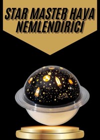 Resim VELOREA Hava Nemlendirici Renk Değiştiren Oda Kokusu Yıldızlı Projektör 