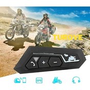 Resim woodhub Kask Kulaklık Motorsiklet Kulaklık 5.0 Bluetooth İntercom Motorsiklet Kulaklık Intercom 