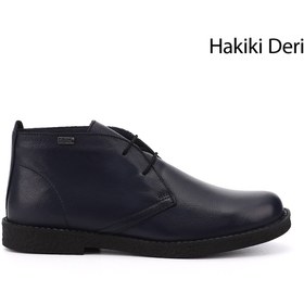 Resim GÖNDERİ(R) Kadın / Kız Lacivert Antik Oxford Kalıp Kauçuk Taban Hakiki Deri Bot 