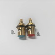 Resim Willowhaven 2 Adet Seramik Diskli Pirinç Vana Mil Kartuşu Banyo Mutfak Musluğu Tamir Seti 