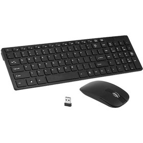 Resim Jms K-06 2.4g Kablosuz Klavye Ve Mouse Set - Siyah Diğer 