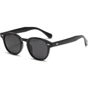 Resim Jnpcxı Retro Yuvarlak Güneş Gözlüğü Uv400 Kadın Erkek Moda Aksesuar Yellow 