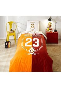 Resim Taç Lisanslı Nevresim Takımı Galatasaray Şampiyonluk Tek Kişilik 