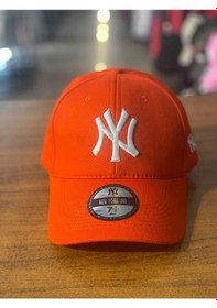 Resim Hamze Ny Yankees Turuncu Renk Trucker Model Cap Şapka Turuncu 