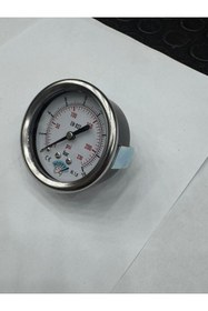 Resim SCOTT Ø 100 mm Gliserinli Tip Manometre 1/2'' Arkadan bağlantı pnotip 304 Inox Pirinç ( 0 .....16Bar ) 