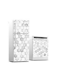 Resim Buzdolabı Ve Bulaşık Makinası Beyaz Eşya Sticker Kaplama 3D Bal P 