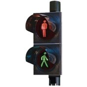 Resim Hayat Trafik Power Ledli Yaya Sinyal Verici, Trafik Lambası 200 mm 