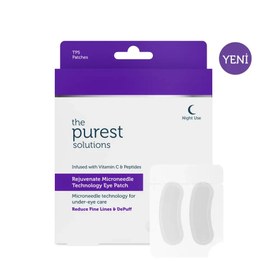 Resim The Purest Solutions Microneedle Teknolojili Aydınlatıcı ve İnce Çizgi Karşıtı Göz Altı Bandı 