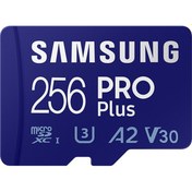 Resim Springsun Samsung Uyumlu Pro Plus 256gb Tf Kart U3 A2 V30 Yüksek Hızlı Micro Sd Kart Telefon Tablet İzleme Cihazı İçin 160mb/sn'ye Kadar 
