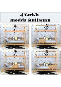 Resim Markaawm Markaawm Çocuk Karyola Doğal Çam Montessori Yatak Bebek Beşiği Akçaağaç 