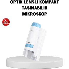 Resim OtoTech LED Işıklı Mikroskop 80X-200X Zoom Eğitici Bilim Seti ve Taşınabilir 