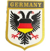 Resim OTO SÜSLEN İSTANBUL Pleksi Arma Germany Bayraklı Kendinden Yapışkanlı 6.5X5cm 