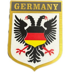 Resim OTO SÜSLEN İSTANBUL Pleksi Arma Germany Bayraklı Kendinden Yapışkanlı 6.5X5cm 
