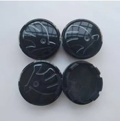 Resim Dashanshop 4 Adet Siyah Skoda 56mm Jant Kapakları Ve Logo Rozeti Octavia Fabia Superb 