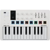 Resim Arturia MiniLab 3 Midi Klavye (Beyaz) 