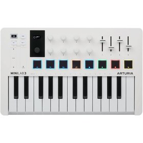Resim Arturia MiniLab 3 Midi Klavye (Beyaz) 