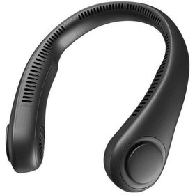 Resim Taşınabilir Vantilatör / Boyun Vantilatörü - Boynun Etrafına Asın 