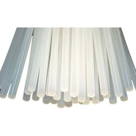 Resim Şeffaf Sıcak Silikon Çubuğu Mum Silikon Ince 1 kg 30 cm 