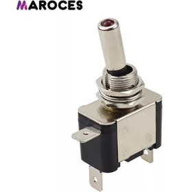 Resim Ic-151A Kırmızı Ledli Toggle Swıtch 12V 20 Amper 50 Adet 