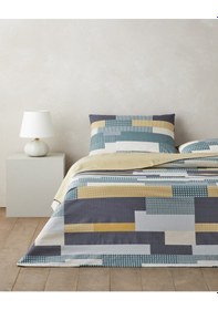 Resim English Home Mosaicca Kolay Ütülenir Çift Kişilik Nevresim Seti 200x220 Cm Hardal-yeşil Hardal-yeşil 