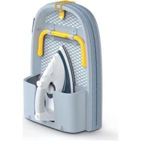 Resim Katlanır Ütü Masası Gri - Beyaz 