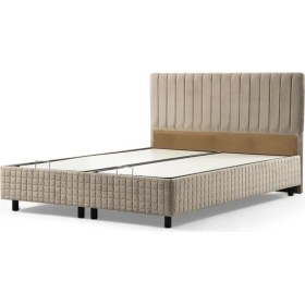 Resim Minar Safir Bazalı Karyola 140*200 - Bej 