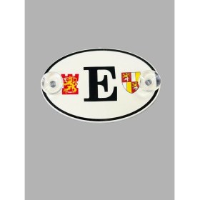 Resim E Harıfı Etiketçilere Özel Pleksi Oval Arma Vantuzlu 