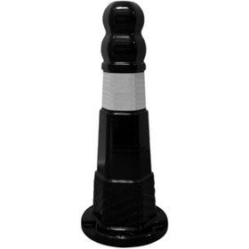 Resim Hayat Trafik Altıgen Delinatör - Esnek Antik Yol Dubası 60 cm Siyah 