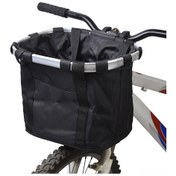 Resim Neevoyu Alüminyum Bisiklet Sepeti, Hızlı Çıkartma Fonksiyonu, 6 Kg Yük Kapasitesi, Siyah, Fırça Çubuğu Uyumlu 22-31.8 Mm Siyah 