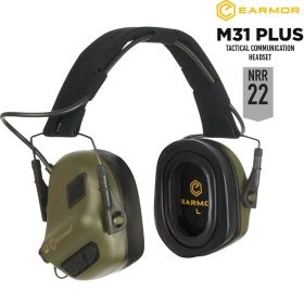 Resim Opsmen Earmor M31 Plus Yeşil (Foliage Green) Elektronik Atış Kulaklığı 